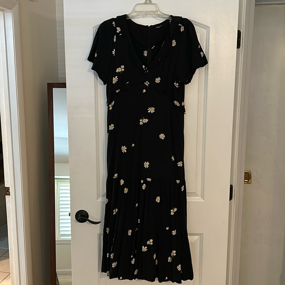 Madewell Daisy print midi dress